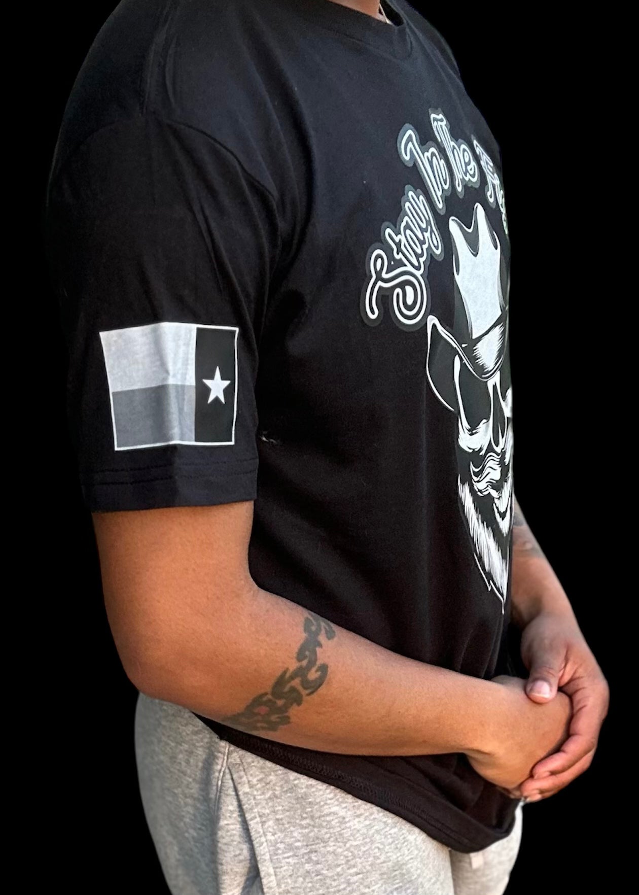 STAY IN THE FIGHT OG T-Shirt (BLACK)
