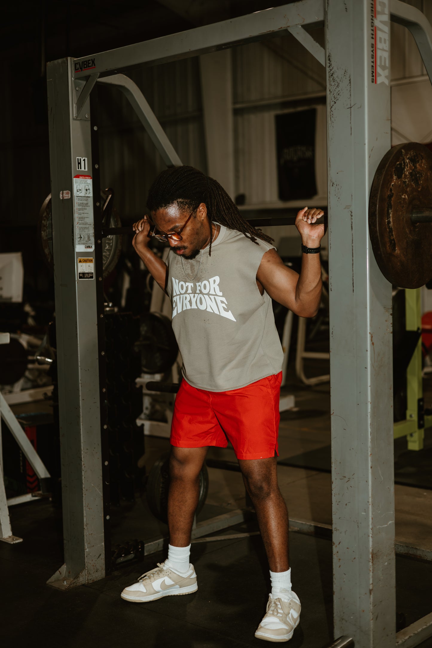 NFE SLEEVELESS- BROWN/WHITE